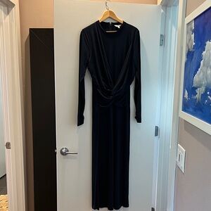 Banana Republic Elegant Black Long Sleeve Dress